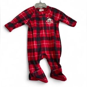 NWT Disney Mickey Mouse Holiday Blanket Sleeper for Baby 0-3 Months